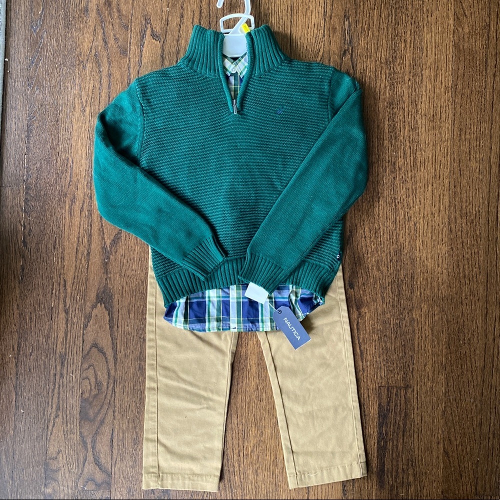 Boys 3 piece Nautica set M (5/6)